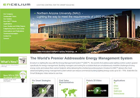 Encelium Website and Animation
